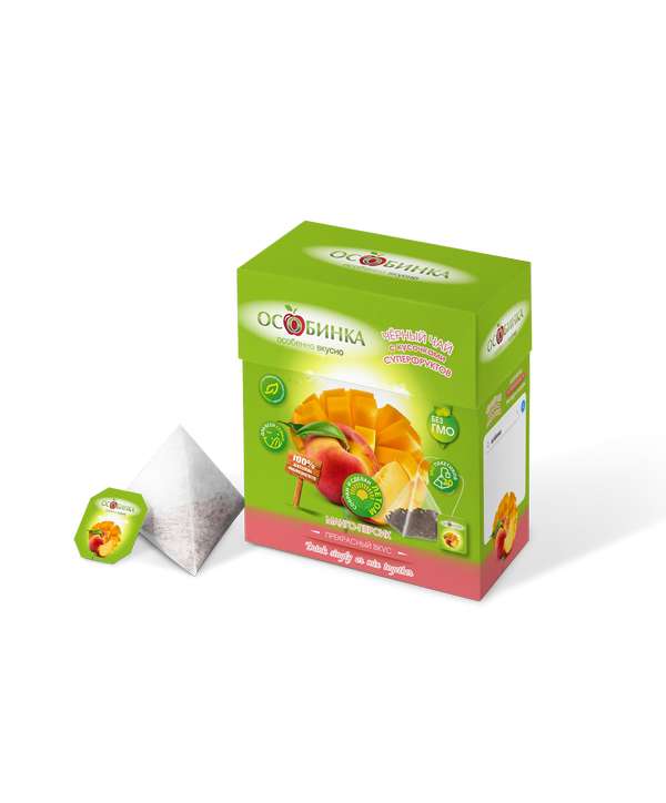 Упаковка Чай - аренда торгового знака Особинка